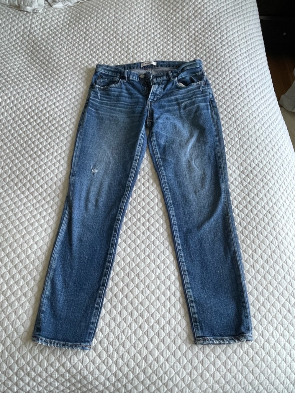 Moussy Women's Skinny Jeans in Medium Blue Wash